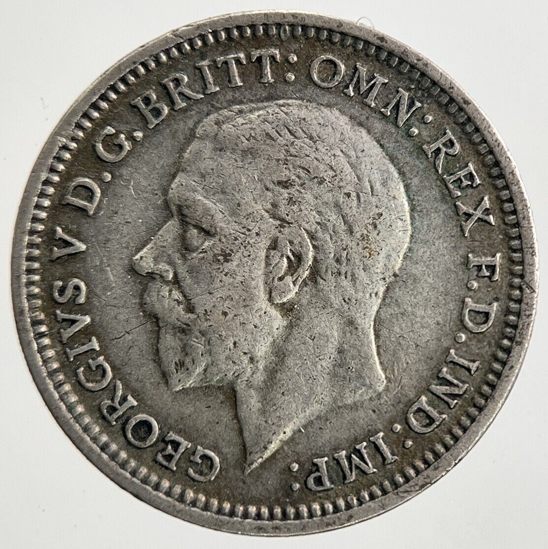 1933 George V Threepence Silver Coin | Very High Grade