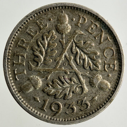 1933 George V Threepence Silver Coin | Collectable Grade