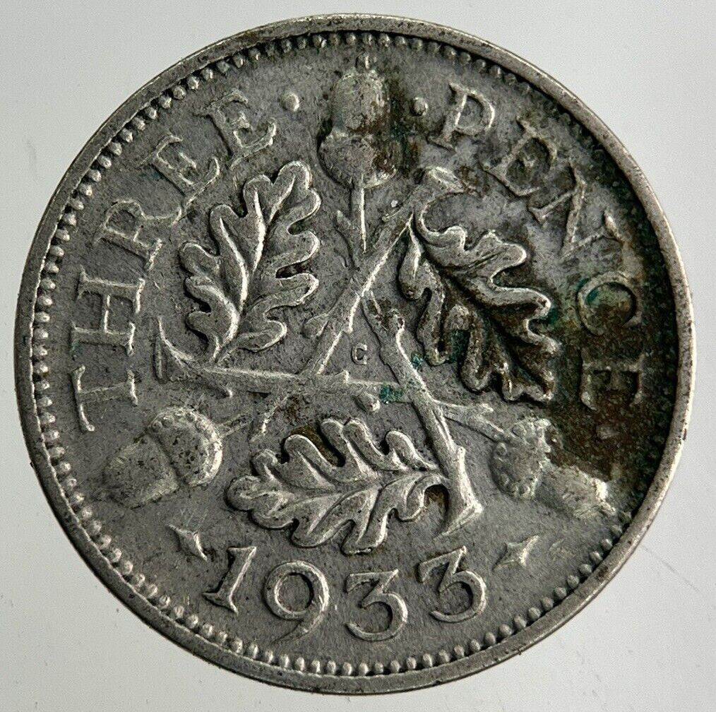 1933 George V Threepence Silver Coin | Collectable Grade