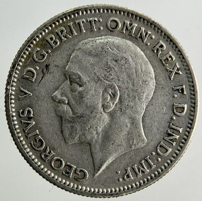 1933 George V Sixpence Silver Coin | Very High Grade