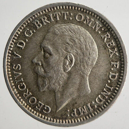 1933 George V Threepence Silver Coin | Very High Grade | a4535