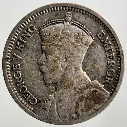 1933 New Zealand Threepence Silver Coin | Fine Collectable Grade | a3440