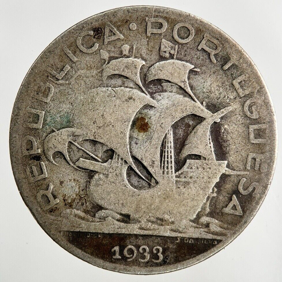 1933 Portugal 5 Escudos Silver Coin | Collectable Grade