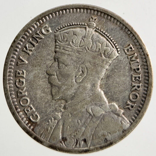 1933 New Zealand Threepence Silver Coin | Fine Collectable Grade