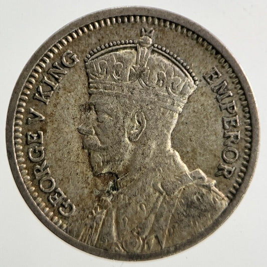 1933 New Zealand Threepence Silver Coin | Fine Collectable Grade