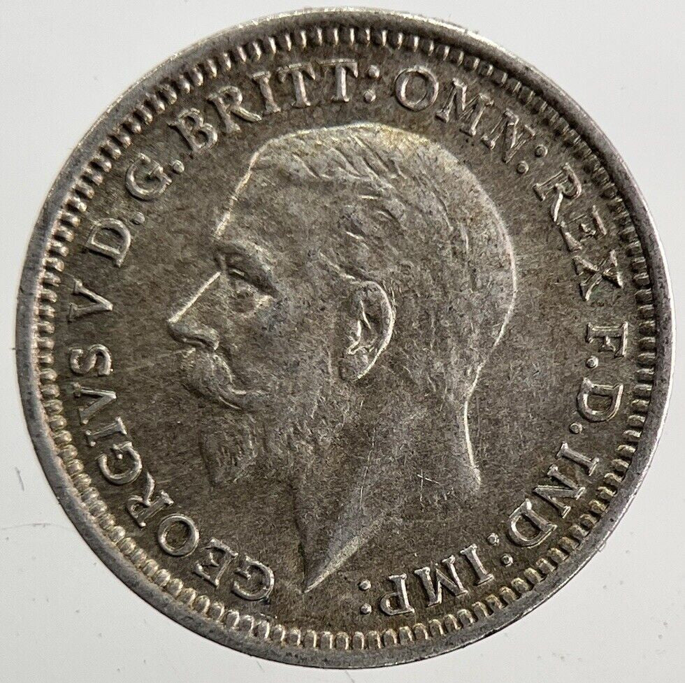 1933 George V Threepence Silver Coin | Very High Grade