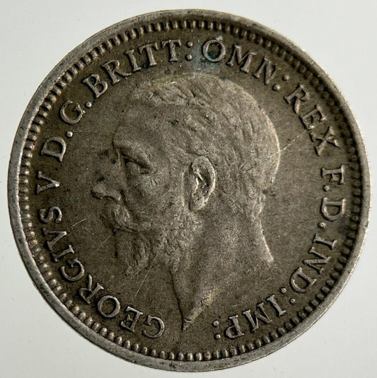 1933 George V Threepence Silver Coin | Very High Grade