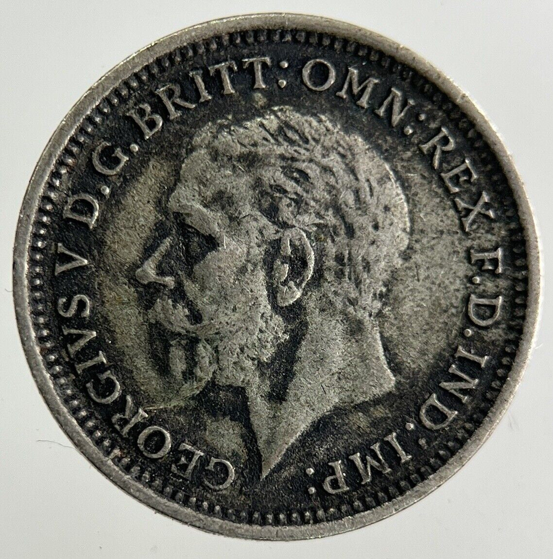 1933 George V Threepence Silver Coin | Very High Grade