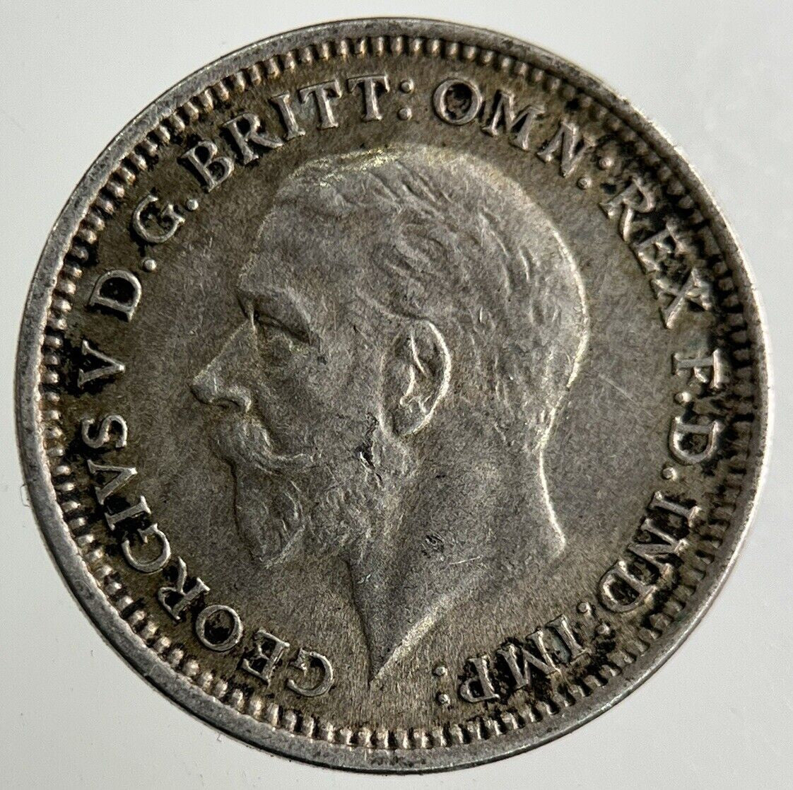 1933 George V Threepence Silver Coin | Very High Grade