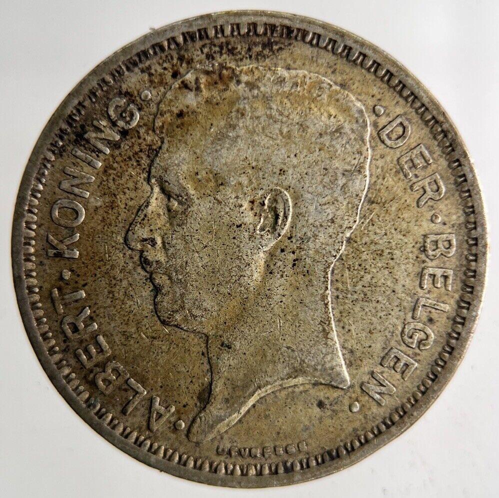 1934 Belgium 20 Francs Silver Coin | Fine Collectable Grade