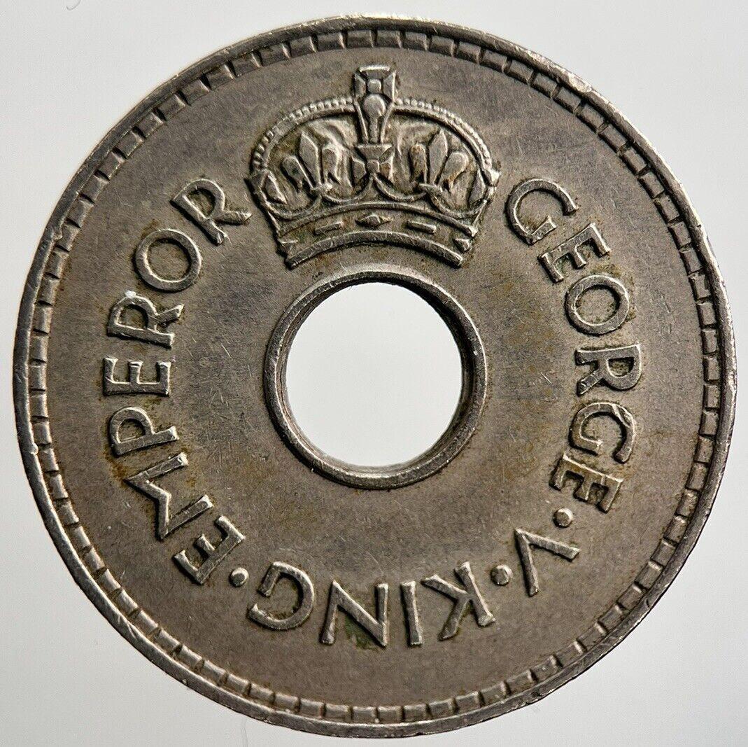 1934 Fiji 1 One Penny Coin | Fine Collectable Grade | a2116