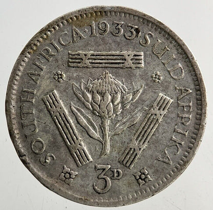 1933 South Africa Threepence Silver Coin | Collectable Grade