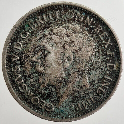 1934 George V Sixpence Silver Coin | Very High Grade | a8946