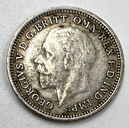 1934 George V Threepence | British Silver Coin | Fine Collectable Grade | a1024