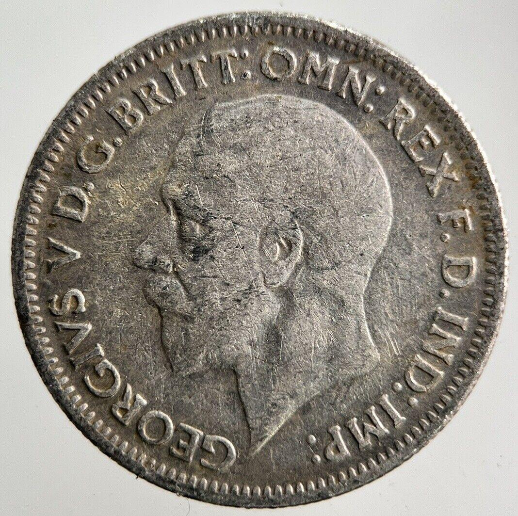 1934 George V Sixpence Silver Coin | Fine Collectable Grade