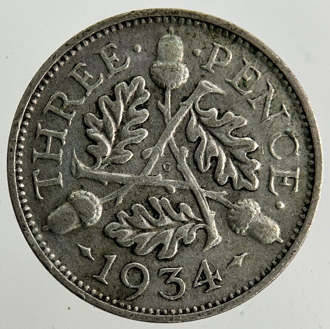 1934 George V Threepence Silver Coin | Collectable Grade