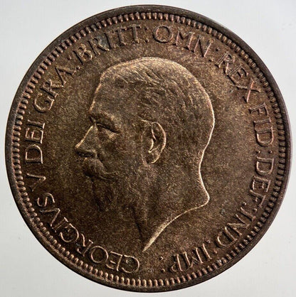 1934 George V Half-Penny Coin | Very High Grade