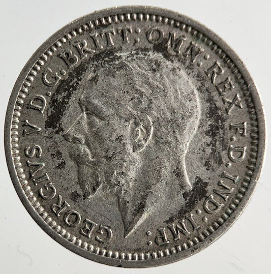 1934 George V Threepence Silver Coin | Fine Collectable Grade