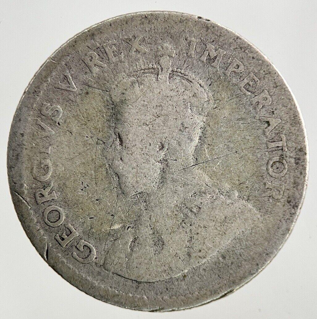 1934 South Africa Sixpence Silver Coin | Fair Grade