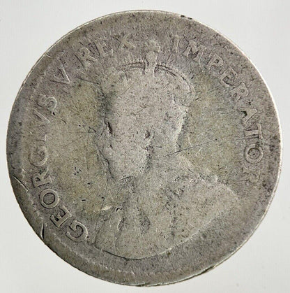 1934 South Africa Sixpence Silver Coin | Fair Grade