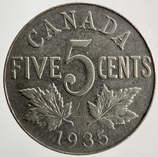 1935 Canada 5 Cents Coin | Collectable Grade