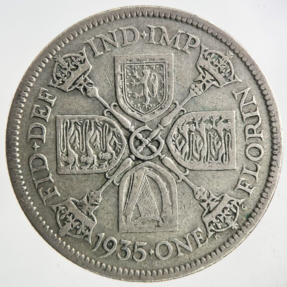 1935 George V Florin Silver Coin | Collectable Grade