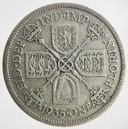 1935 George V Florin Silver Coin | Collectable Grade