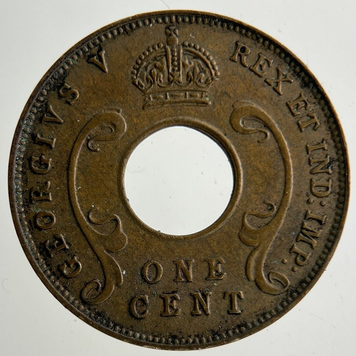 1935 East Africa 1 Cent Coin | Very High Grade