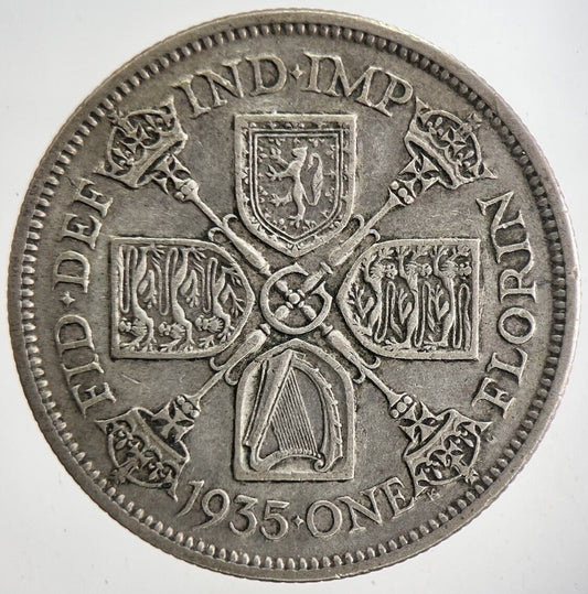 1935 George V Florin Silver Coin | Fine Collectable Grade