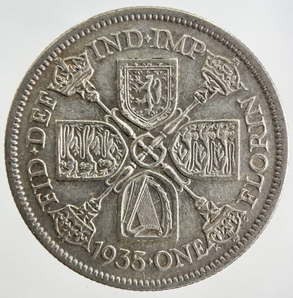 1935 George V Florin Silver Coin | Fine Collectable Grade