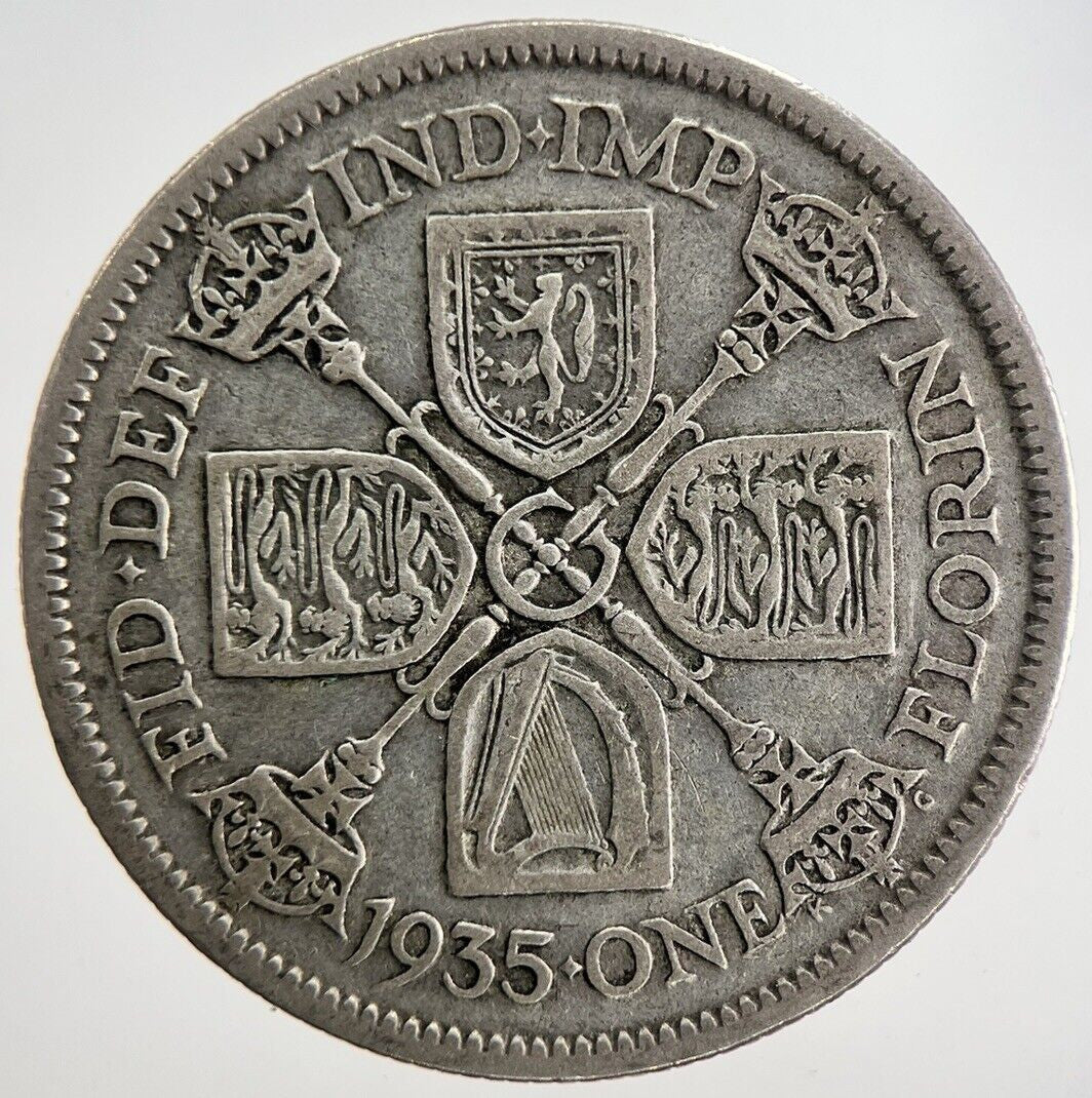 1935 George V Florin Silver Coin | Fine Collectable Grade