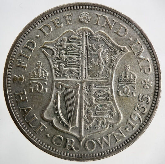1935 George V Half-Crown Silver Coin | Fine Collectable Grade