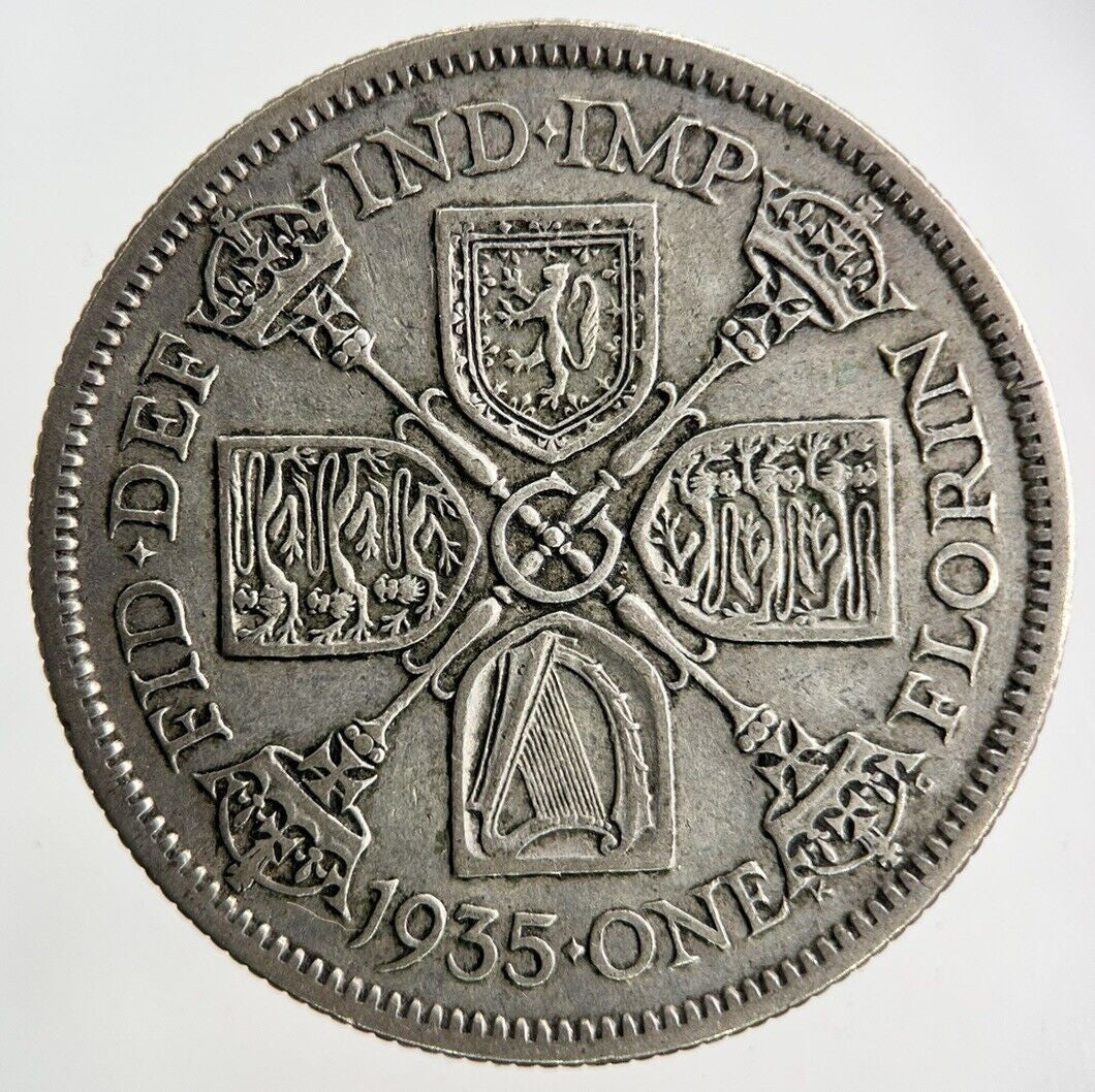 1935 George V Florin Silver Coin | Fine Collectable Grade