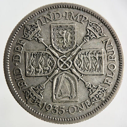 1935 George V Florin Silver Coin | Fine Collectable Grade