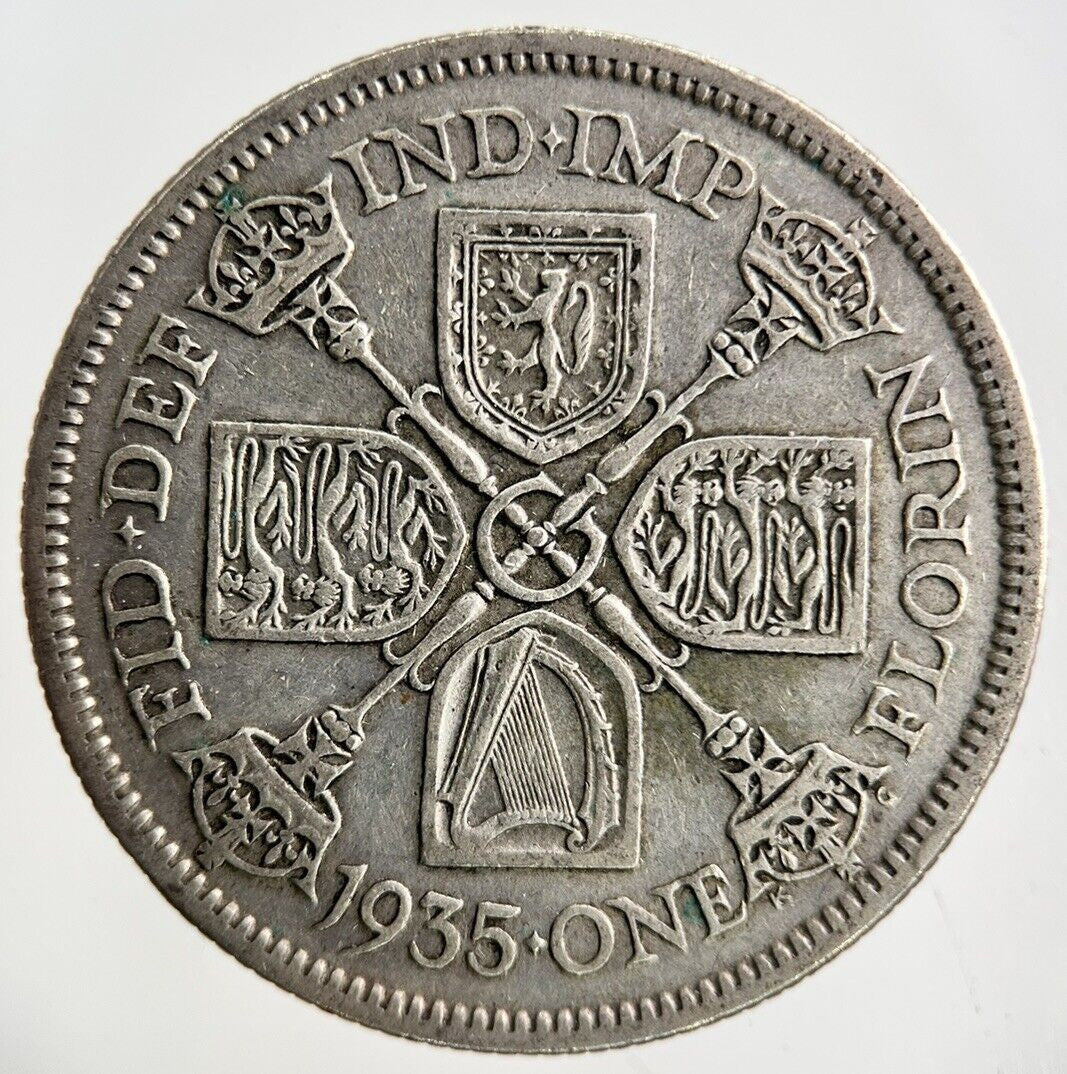 1935 George V Florin Silver Coin | Fine Collectable Grade