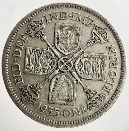 1935 George V Florin Silver Coin | Fine Collectable Grade