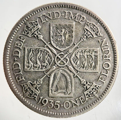 1935 George V Florin Silver Coin | Fine Collectable Grade