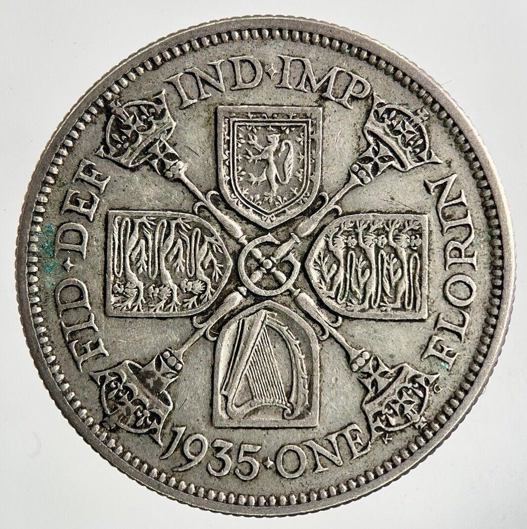 1935 George V Florin Silver Coin | Fine Collectable Grade