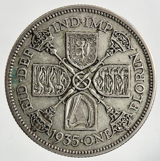 1935 George V Florin Silver Coin | Fine Collectable Grade