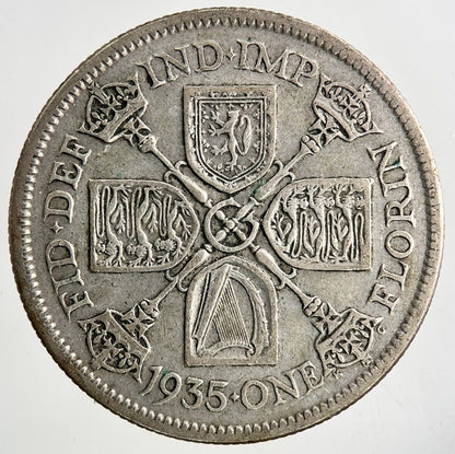 1935 George V Florin Silver Coin | Fine Collectable Grade