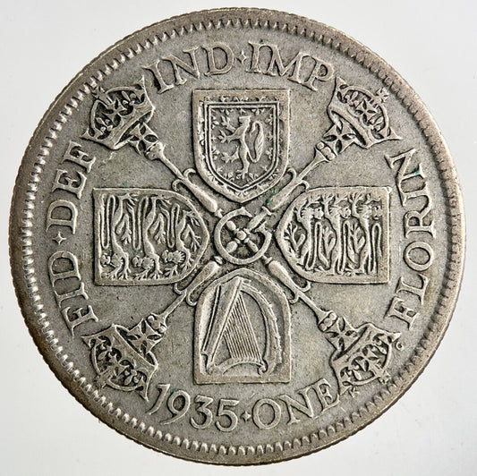 1935 George V Florin Silver Coin | Fine Collectable Grade