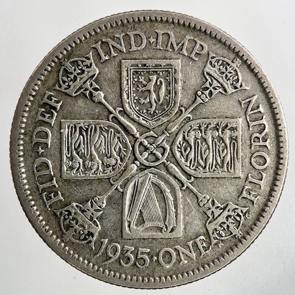 1935 George V Florin Silver Coin | Fine Collectable Grade
