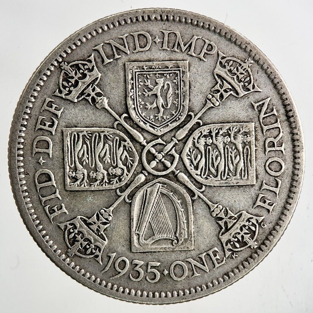 1935 George V Florin Silver Coin | Fine Collectable Grade