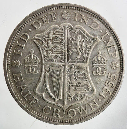 1935 George V Half-Crown Silver Coin | Fine Collectable Grade
