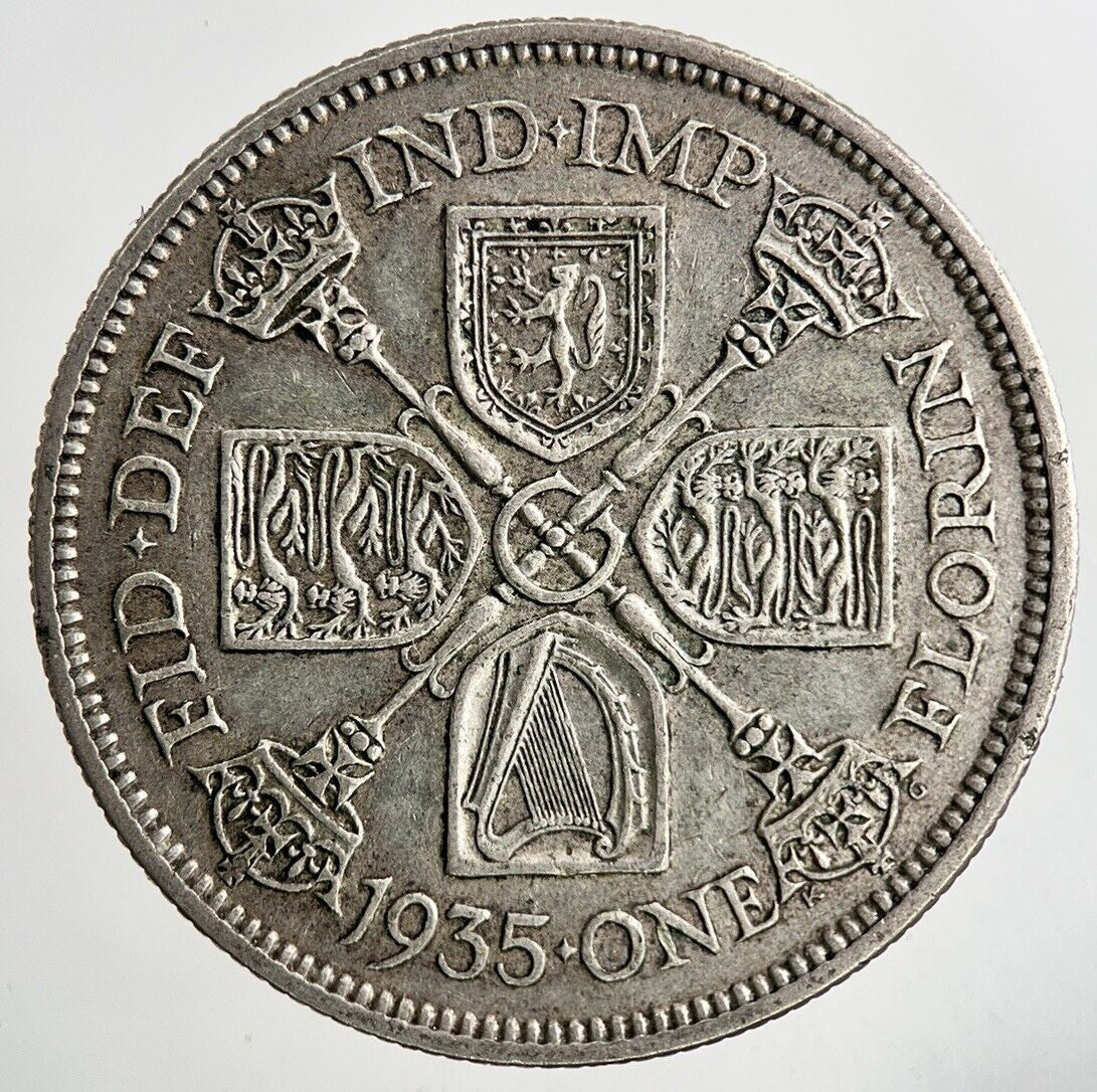 1935 George V Florin Silver Coin | Fine Collectable Grade