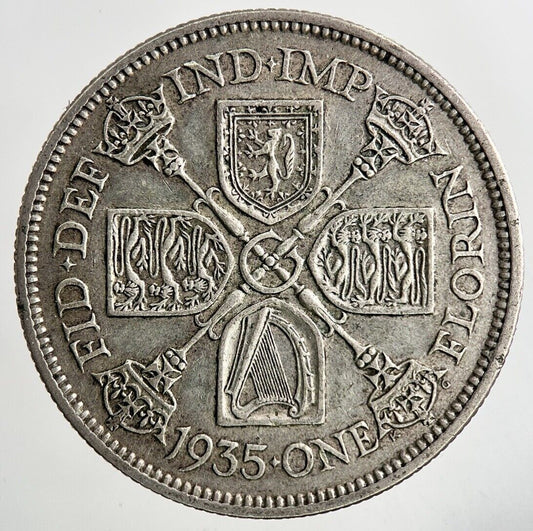 1935 George V Florin Silver Coin | Fine Collectable Grade