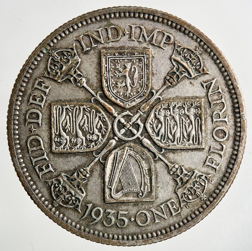 1935 George V Florin Silver Coin | Fine Collectable Grade