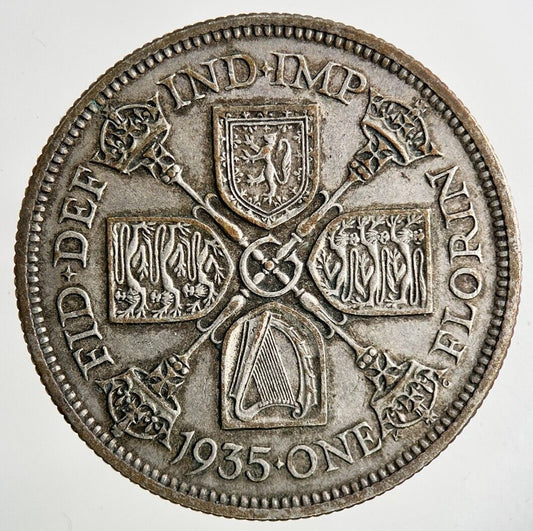 1935 George V Florin Silver Coin | Fine Collectable Grade