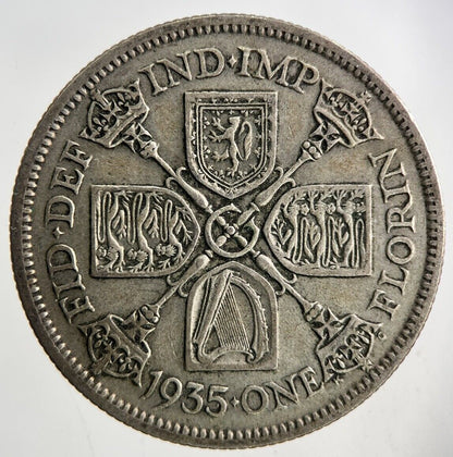 1935 George V Florin Silver Coin | Fine Collectable Grade