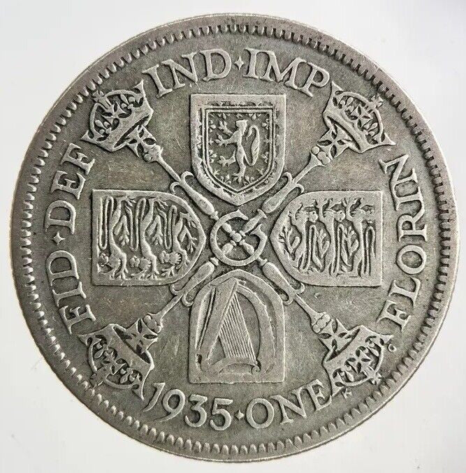 1935 George V Florin Silver Coin | Collectable Grade